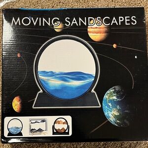 MOVING SANDSCAPES Blue Sand Art Display
